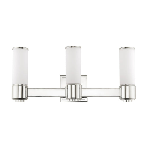 Weston 3-Light ADA Bath Vanity Light in Polished Nickel