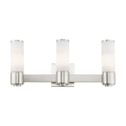 Weston 3-Light ADA Bath Vanity Light in Brushed Nickel