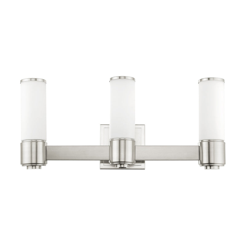 Weston 3-Light ADA Bath Vanity Light in Brushed Nickel