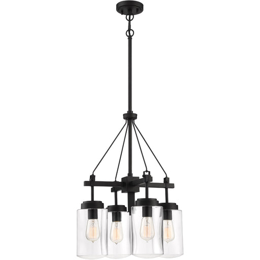 Crosspoint 4 Light 18.25" Outdoor Chandelier Espresso in Espresso