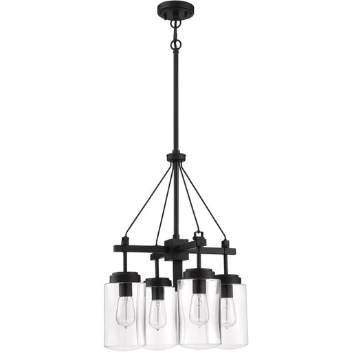 Crosspoint 4 Light 18.25" Outdoor Chandelier Espresso in Espresso