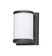 Barrel Small LED Outdoor Wall Sconce in Black