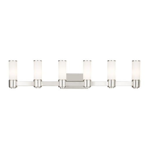 Weston 6-Light ADA Bath Vanity Light in Polished Nickel