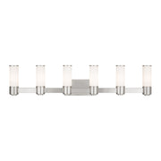 Weston 6-Light ADA Bath Vanity Light in Brushed Nickel