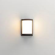Barrel Medium LED Outdoor Wall Sconce in Black
