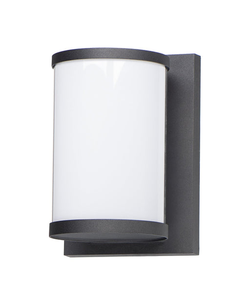 Barrel Medium LED Outdoor Wall Sconce in Black
