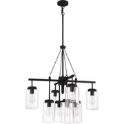 Crosspoint 8 Light 30.25" Outdoor Chandelier Espresso in Espresso