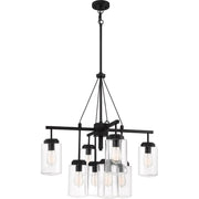 Crosspoint 8 Light 30.25" Outdoor Chandelier Espresso in Espresso