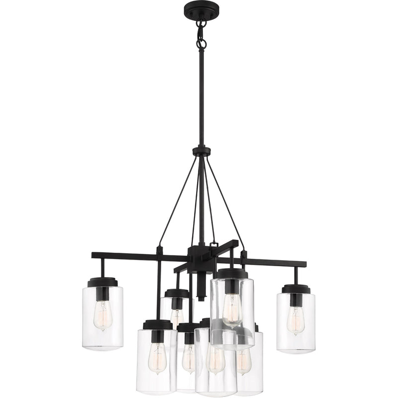 Crosspoint 8 Light 30.25" Outdoor Chandelier Espresso in Espresso