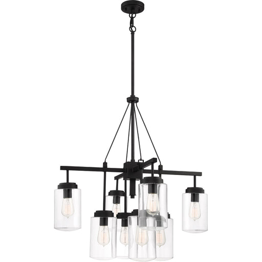 Crosspoint 8 Light 30.25" Outdoor Chandelier Espresso in Espresso