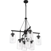 Crosspoint 8 Light 30.25" Outdoor Chandelier Espresso in Espresso