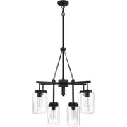 Crosspoint 8 Light 30.25" Outdoor Chandelier Espresso in Espresso