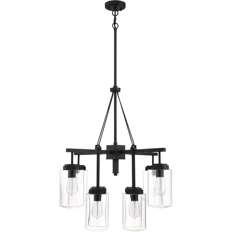Crosspoint 8 Light 30.25" Outdoor Chandelier Espresso in Espresso