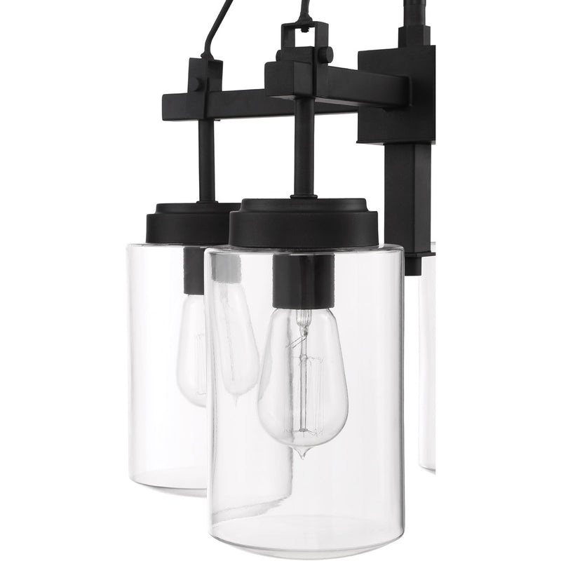 Crosspoint 8 Light 30.25" Outdoor Chandelier Espresso in Espresso