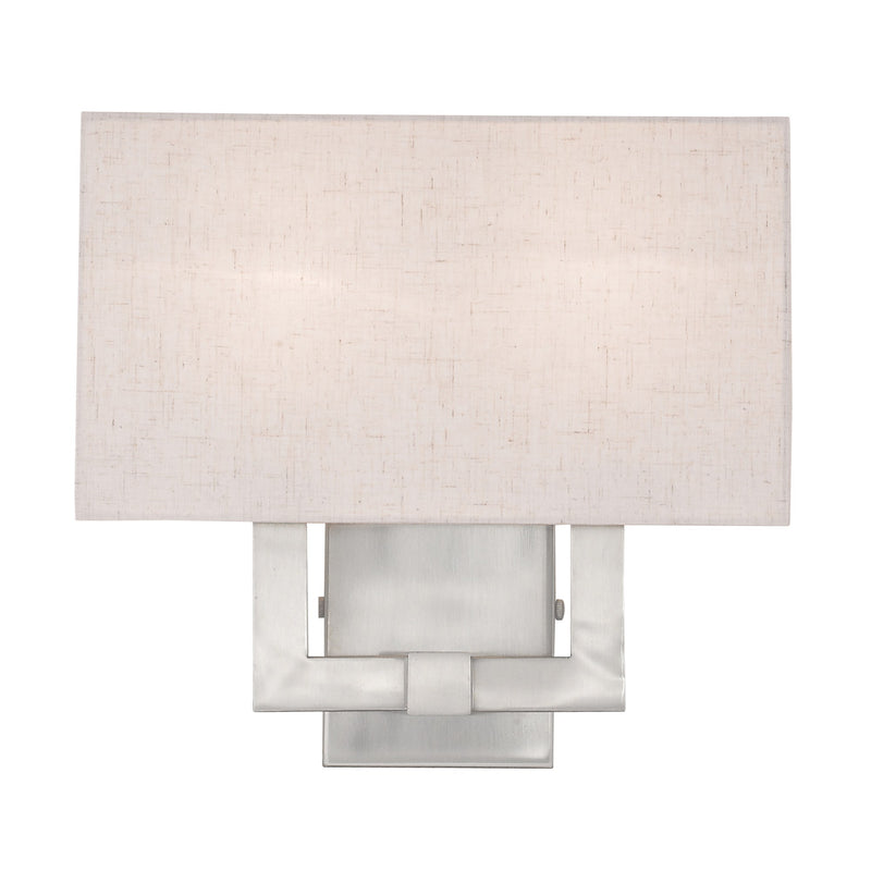 Ada 2-Light 12.5" Tall ADA Wall Sconce in Brushed Nickel