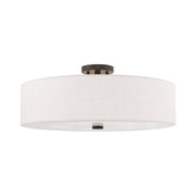 Meridian 5-Light 22" x 9" Semi-Flush Mount in English Bronze