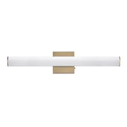 Rail 24" 5CCT LED Bath Vanity in Natural Aged Brass