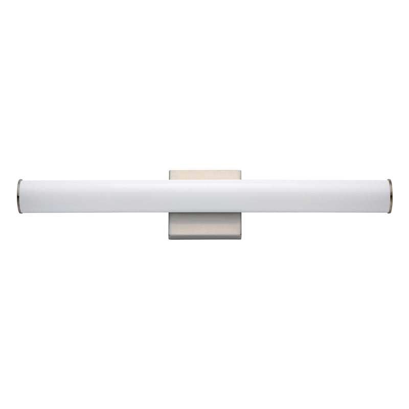 Rail 24" 5CCT LED Bath Vanity in Satin Nickel