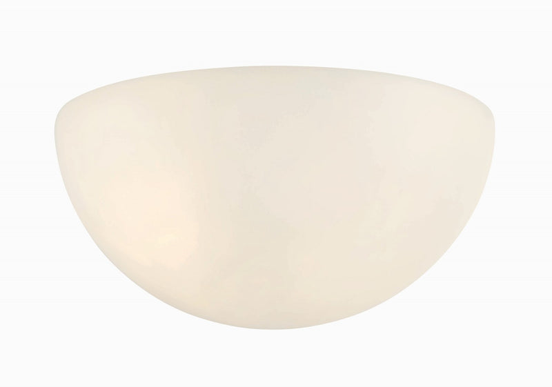 N2031- Metropolitan 1-Light Wall Sconce in with Alabaster Dust Glass by Metropolitan