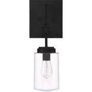 Crosspoint 1 Light 7.25" Outdoor Wall Sconce Espresso in Espresso