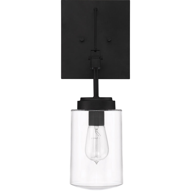Crosspoint 1 Light 7.25" Outdoor Wall Sconce Espresso in Espresso