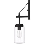 Crosspoint 1 Light 7.25" Outdoor Wall Sconce Espresso in Espresso