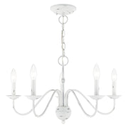 Windsor 5-Light Chandelier in Antique White