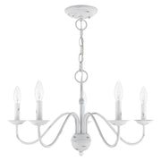 Windsor 5-Light Chandelier in Antique White
