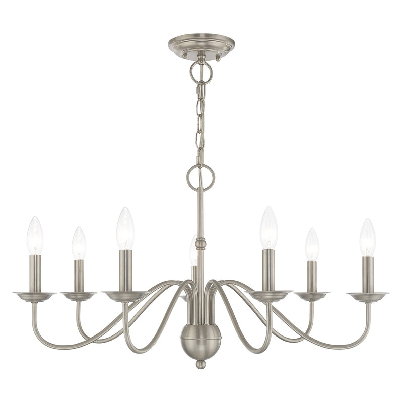 Windsor 7-Light Chandelier in Brushed Nickel