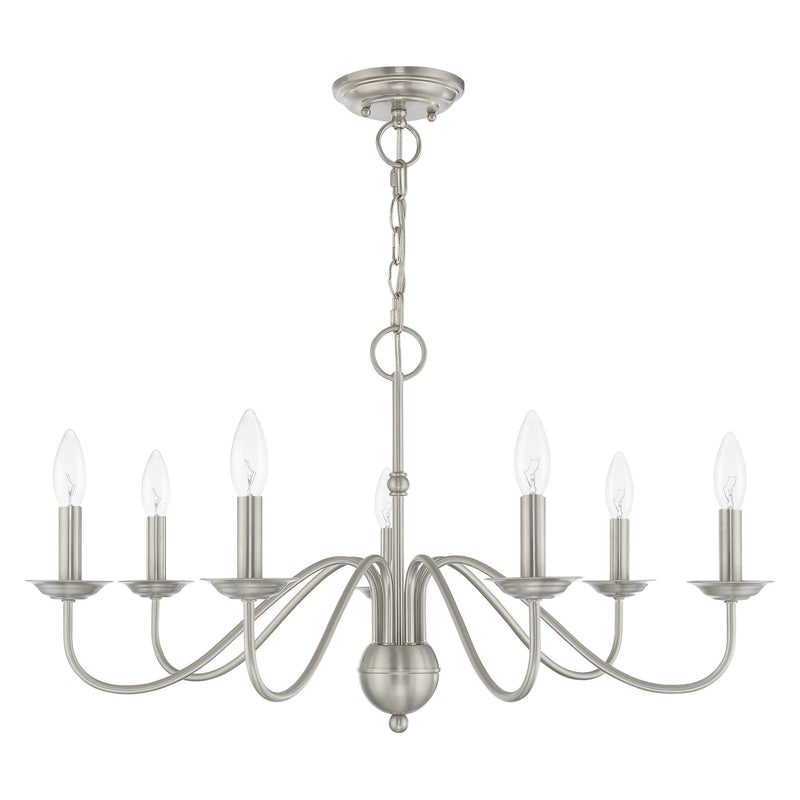 Windsor 7-Light Chandelier in Brushed Nickel