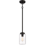 Crosspoint 1 Light 5" Outdoor Mini Pendant Espresso in Espresso