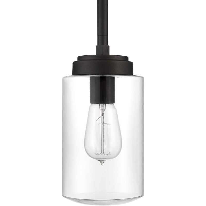Crosspoint 1 Light 5" Outdoor Mini Pendant Espresso in Espresso