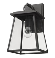 Broughton 1 Light 8.25" Outdoor Wall Light in Black