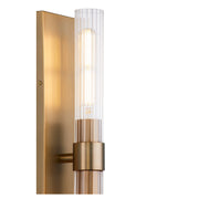 Sheridan 2 Light Wall Mount in Aged Brass
