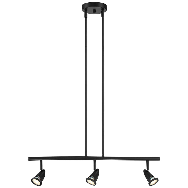 Cobra 3-Light Linear Pendant in Black