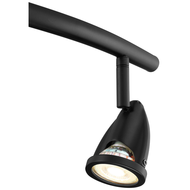 Cobra 3-Light Linear Pendant in Black