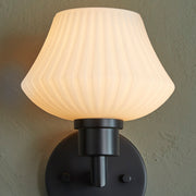 Cassini 1 Light Wall Mount in Matte Black