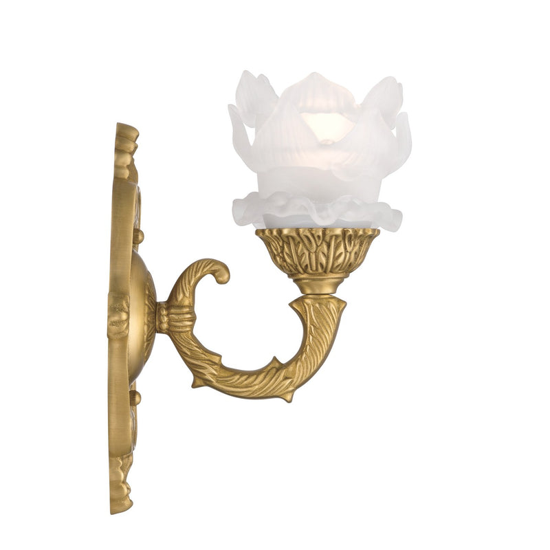Mayfield 1 Light 5.25" Sconce in Aged Brass