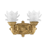 Mayfield 2 Light 11.5" Sconce in Aged Brass