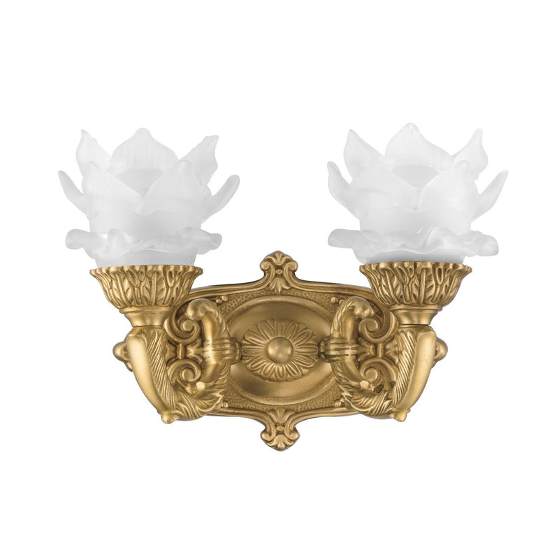Mayfield 2 Light 11.5" Sconce in Aged Brass