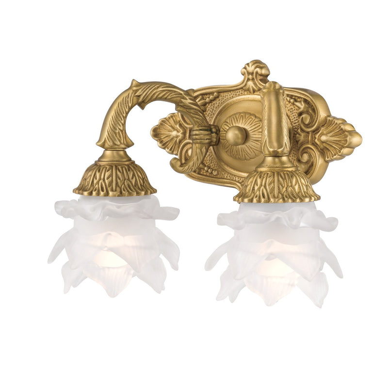 Mayfield 2 Light 11.5" Sconce in Aged Brass