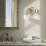 Mayfield 2 Light 11.5" Sconce in Antique White in a room setting