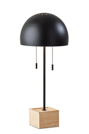 Wilder 2-Light Table Lamp in Black