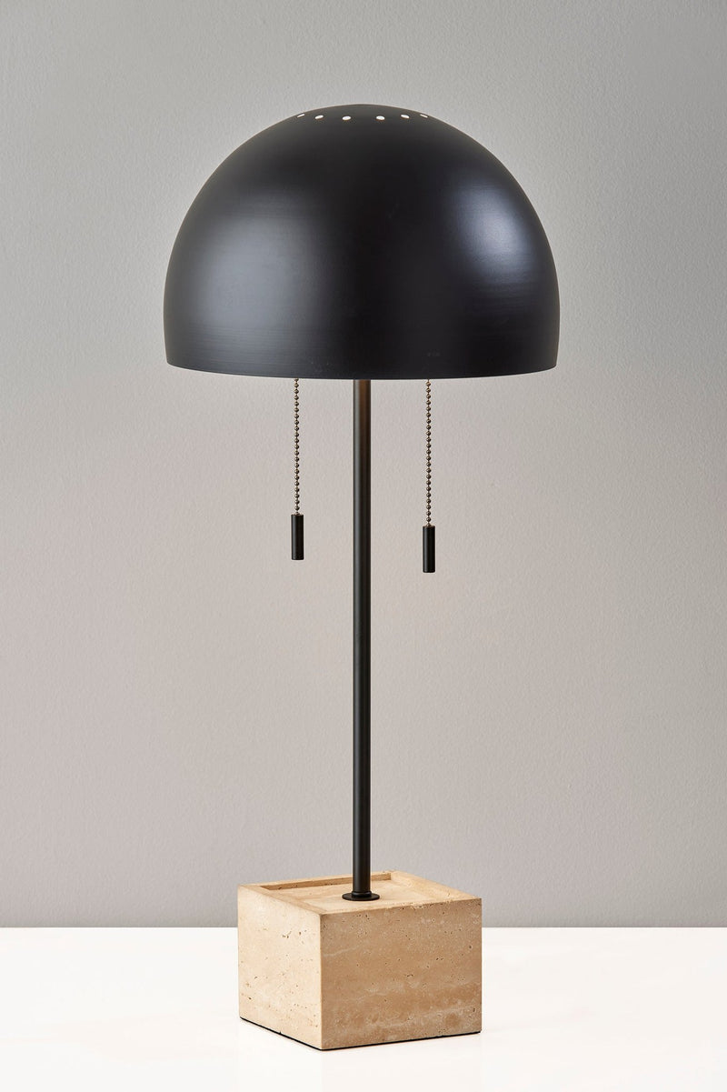 Wilder 2-Light Table Lamp in Black