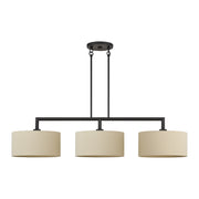 Bellingham 3-Light Extra Large Linear Chandelier in Bronze