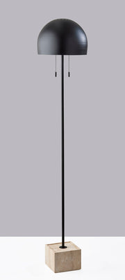 Wilder 2-Light Floor Lamp in Black