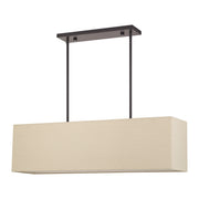 Summit 4-Light Large Linear Chandelier in Bronze