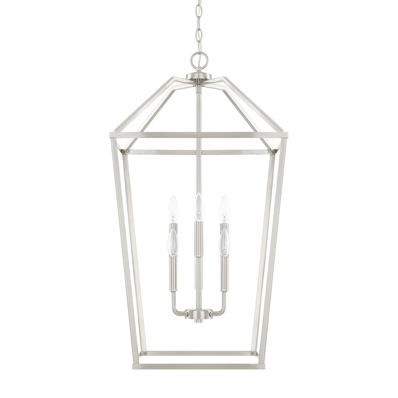 Birch 6-Light Chandelier in Brushed Nickel
