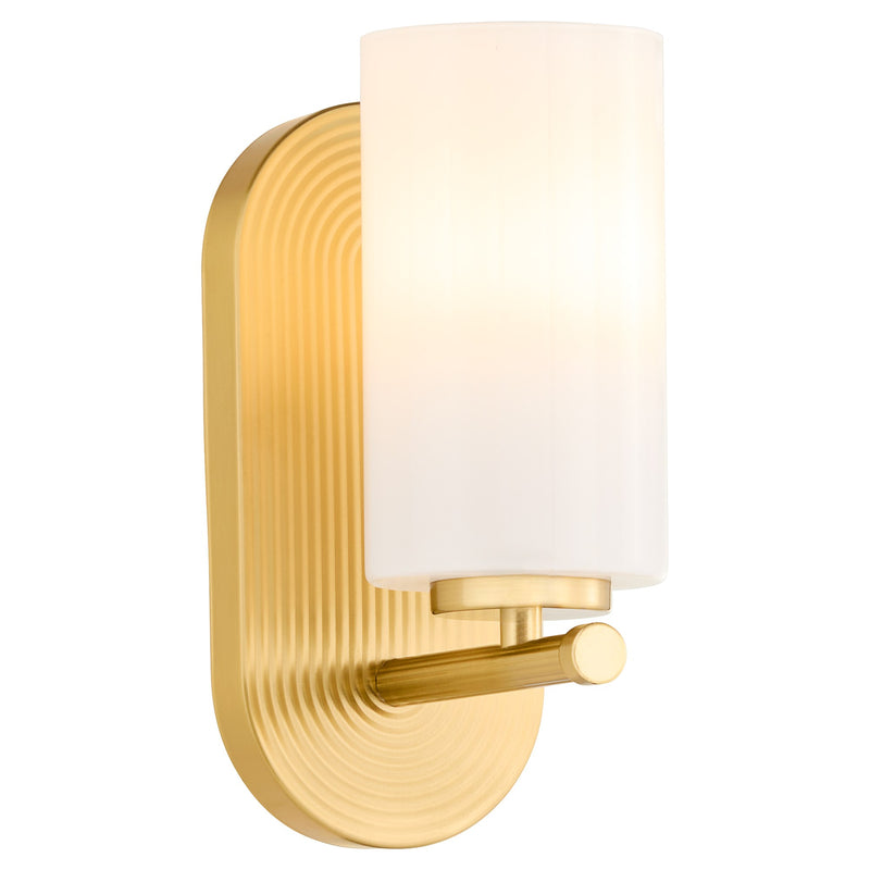 Belinder 1 Light Wall Mount in Aged Brass