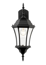 Wakefield 1 Light 9.5" Outdoor Wall Light in Black